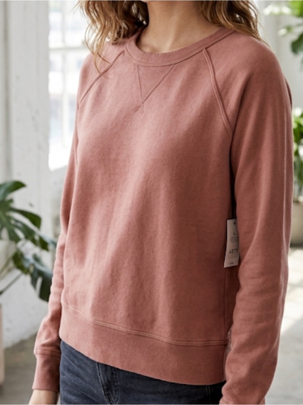 American Eagle AE 77 Distressed sweatshirt size XS New!